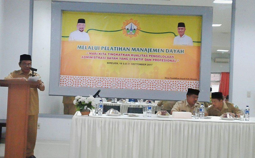 Dinas Pendidikan Dayah Gelar Pelatihan Manajemen untuk Teungku Dayah ...