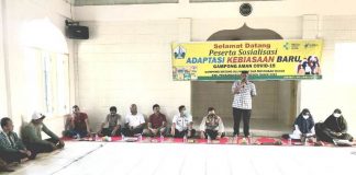 Masyarakat Matang Glumpang Dua Meunasah Dayah Ikuti Sosialisasi Adaptasi Kebiasaan Baru Covid-19