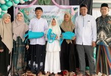 Peringati Maulid Nabi, Rumoh Qur’an Khadijah Berbagi Kebahagiaan dengan Anak Yatim
