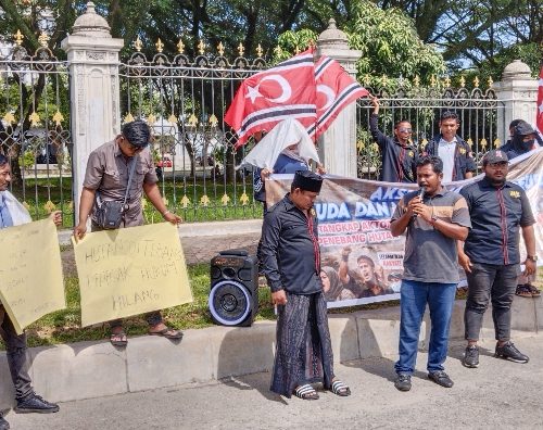 Gelar Aksi Damai, Aliansi Pemuda dan Mahasiswa Bireuen Desak Pemerintah Tetapkan Banjir Sumatra sebagai Bencana Nasional
