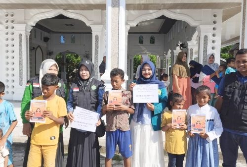 Anak-anak Korban Banjir dan Kelompok Rentan di Bireuen Dapat Pendampingan Psikososial dari Tim PKM Umuslim