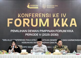 Penguatan Sinergi Daerah, Bupati Bireuen Hadiri Konferensi IV Forum KKA di Banda Aceh
