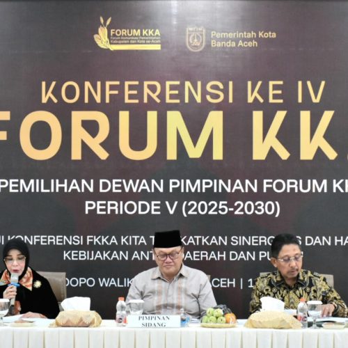 Penguatan Sinergi Daerah, Bupati Bireuen Hadiri Konferensi IV Forum KKA di Banda Aceh
