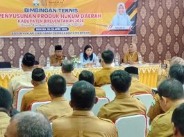 Terciptanya Aparatur Perangkat Gampong yang Unggul, Pemkab Bireuen Gelar Bimtek Penyusunan Produk Hukum Daerah