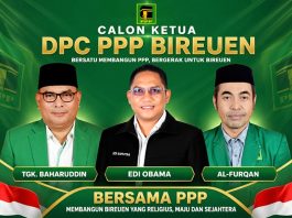 Muscab PPP Aceh Dimulai dari Bireuen, Tiga Figur Berebut Kursi Ketua