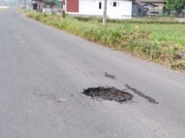 Terperosok dalam Lubang Jalan Leubu-Ulee Gle, Ibu Enpat Anak Warga Tringgadeng Makmur Meninggal Dunia