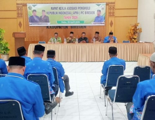 APRI Bireuen Gelar Raker, Kakan Kemenag Bireuen Harap Penghulu Harus Mampu Kuasai Teknologi Informasi