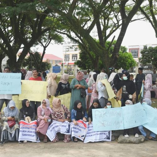 Aksi Damai Jilid III Kembali Tuntut Hak Korban Banjir dan Transparansi Data, Kalak BPBD Bireuen: Sedang Diverifikasi Tahap II