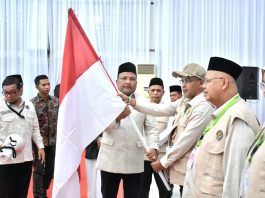 Lepas Keberangkatan Jemaah Haji Kloter BTJ 08 Embarkasi Aceh, Ini Pesan Bupati Bireuen