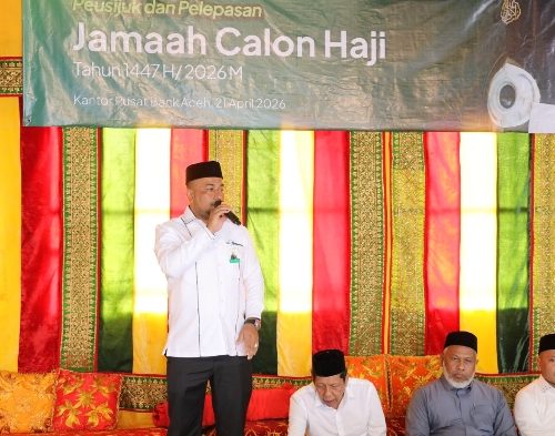 Bank Aceh Perkuat Peran Strategis, Gelar Peusijuek dan Lepas 1.624 Jamaah Calon Haji 2026