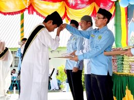 Meningkat dari Tahun Sebelumnya, 109 Hafiz-Hafizah Ikuti Tasyakur Tahfizh Al-Qur’an di MTsN 1 Bireuen