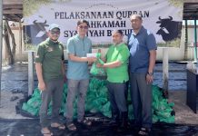 Mahkamah Syar’iyah Bireuen Sembelih 11 Sapi dan Seekor Kambing Kurban