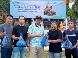 BSI Region Aceh Distribusikan 282 Hewan Kurban di Wilayah Aceh