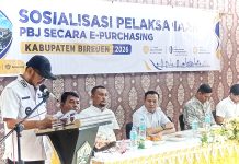 Pemkab Bireuen Sosialisasi Pelaksanaan PBJ dan Bimtek Metode Pemilihan secara E-Purchasing