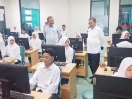 Transformasi Digital, 1.457 Calon Mahasiswa UNIKI Ikuti Ujian CAT Perdana