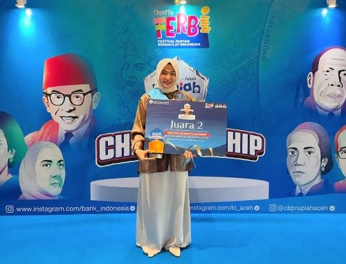 Furnama Sari Harumkan Nama UNIKI, Raih Juara II Duta Muda CBP Rupiah Aceh 2026