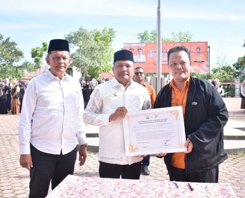 Terjunkan 445 Petugas, Pemkab Bireuen dan BPS Resmi Canangkan Sensus Ekonomi 2026
