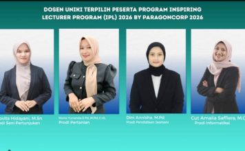 Empat Dosen UNIKI Lolos Inspiring Lecturer Program 2026 Paragon, Buka Peluang Riset dan Inovasi Nasional