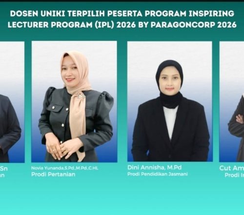 Empat Dosen UNIKI Lolos Inspiring Lecturer Program 2026 Paragon, Buka Peluang Riset dan Inovasi Nasional