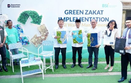 Lewat Implementasi Green Zakat, BSI Ajak Masyarakat Ubah Sampah Jadi Emas
