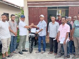 Respons Aspirasi Masyarakat Saat Reses, Yah Fud Salurkan 13 Becak Barang Bermotor untuk Warga Kurang Mampu di Bireuen