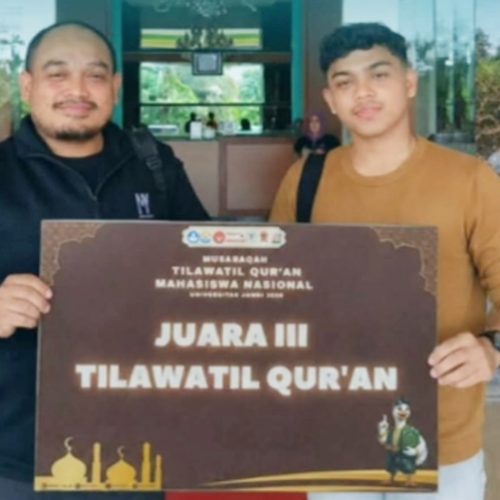 T. Ijlal Mudhaffar Harumkan UNIKI dan Aceh, Raih Juara III MTQ Mahasiswa Nasional 2026