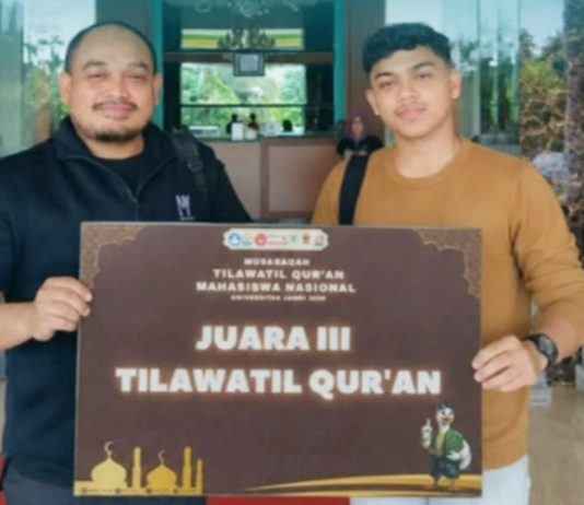 T. Ijlal Mudhaffar Harumkan UNIKI dan Aceh, Raih Juara III MTQ Mahasiswa Nasional 2026