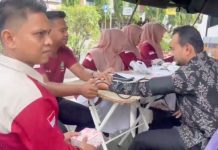 Aksi Donor Darah Mahasiswa Arsitektur Umuslim, Terkumpul 40 Kantong