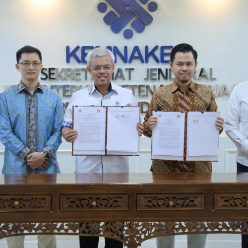Kemnaker dan Huawei Perkuat Sinergi Pengembangan SDM melalui Pendidikan Vokasi dan Industri
