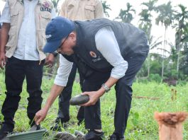 Pembangunan 31 Unit Huntap di Bivak Dimulai, Ditandai Peletakan Batu Pertama