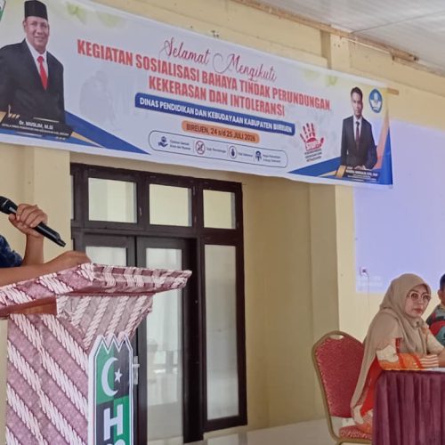 Bidang Pembinaan SD Disdikbud Bireuen Gelar Sosialisasi Bahaya Tindak Perundungan, Kekerasan dan Intoleransi