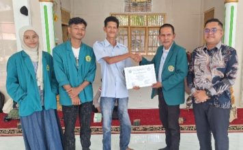 KKMT Umuslim di Pante Lhong Berakhir, Mahasiswa Tinggalkan Jejak Pengabdian Pascabanjir