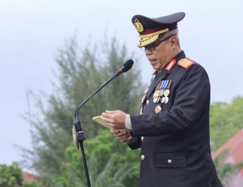Wakapolda Aceh Pimpin Upacara Hari Bhayangkara ke-80, Bacakan Amanat Presiden RI