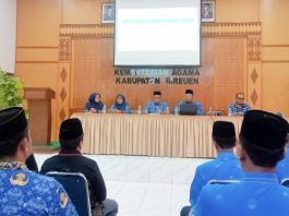 Tingkatkan Sinergitas, Kepala KUA, Penghulu, dan Penyuluh Agama Bireuen Gelar Rakor