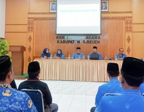Tingkatkan Sinergitas, Kepala KUA, Penghulu, dan Penyuluh Agama Bireuen Gelar Rakor