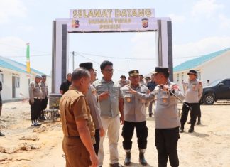 Kapolda Aceh Tinjau Kesiapan Hunian Tetap Presisi di Aceh Tamiang Jelang Peresmian