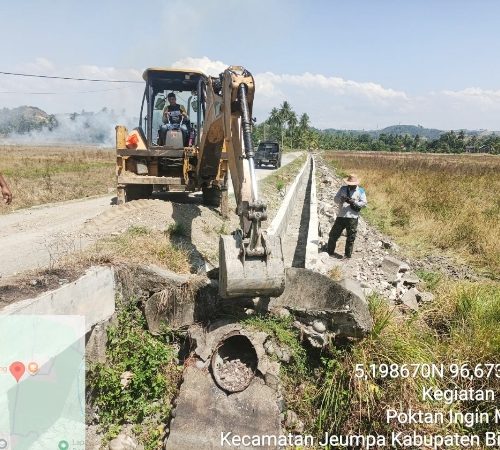 Rehabilitasi Sawah Rusak Sedang dan Ringan di Bireuen Rampung