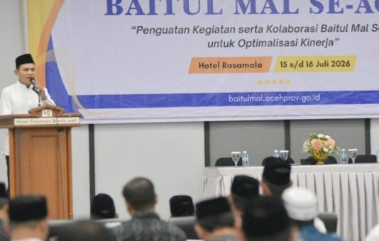 Wagub Aceh Minta Baitul Mal Kelola Zakat, Infak dan Sedekah Secara Transparan agar Dipercaya Masyarakat