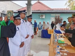 Tiga Keuchik Definitif di Jeumpa Dilantik, Camat Ingatkan Kelola Dana Desa Secara Transparan