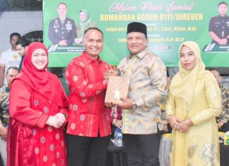 Pisah Sambut Dandim 0111/Bireuen, Bupati Mukhlis Tegaskan Komitmen Perkuat Sinergi dengan TNI