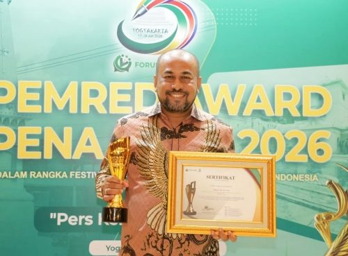 Direktur Utama Bank Aceh Raih Pemred Award 2026 atas Komitmen Keterbukaan Informasi