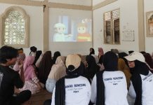 Peringati Hari Anak Nasional, Mahasiswa KKN Tanah Rencong UIN Sunan Kalijaga Yogyakarta Ajak Anak-anak Belajar Lewat Film Edukasi