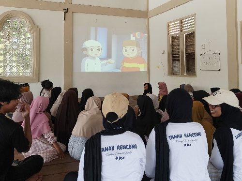 Peringati Hari Anak Nasional, Mahasiswa KKN Tanah Rencong UIN Sunan Kalijaga Yogyakarta Ajak Anak-anak Belajar Lewat Film Edukasi