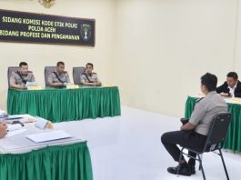 Anggota Polres Aceh Selatan yang Terlibat Dugaan Perampokan Toko Emas Dijatuhkan Sanksi PTDH