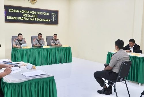 Anggota Polres Aceh Selatan yang Terlibat Dugaan Perampokan Toko Emas Dijatuhkan Sanksi PTDH