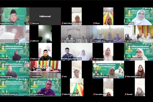 76 Catin di Bireuen Ikuti Bimbingan Perkawinan Secara Daring