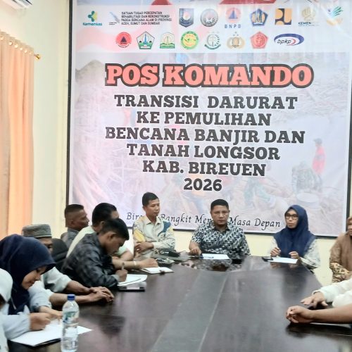 Pertanyakan Data dan Kepastian Pencairan Jadup, Koalisi Gerakan Masyarakat Sipil Bireuen Audiensi dengan BPBD