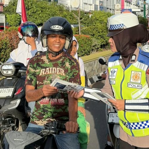 Tingkatkan Kesadaran, Satlantas Polres Bireuen Edukasi Masyarakat Tentang Ketertiban Berlalu Lintas