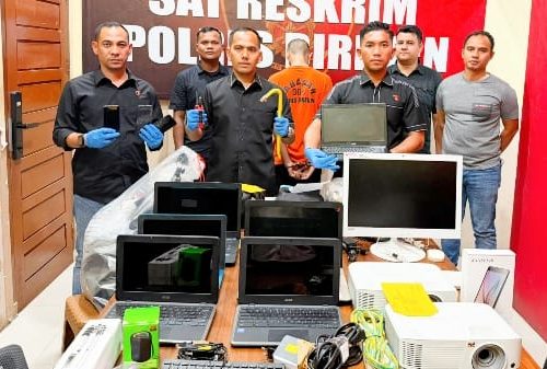 Polisi Tangkap Maling Pembobol 10 Sekolah di Bireuen, Kerugian Capai Rp1 Miliar