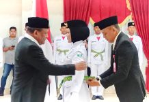 Bupati Bireuen Kukuhkan 35 Anggota Paskibraka 2026